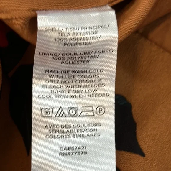 🎤🎉 Flowy Floral Ann Taylor Factory Skirt Sz 10 - Picture 8 of 8